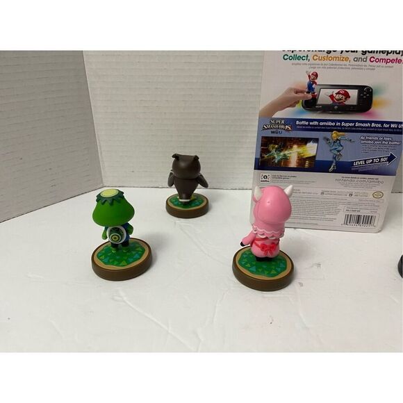 Amiibo Lot Jigglypuff Alm Kirby Zero Suit Samus Kapp’n Reese Blathers - Picture 6 of 10
